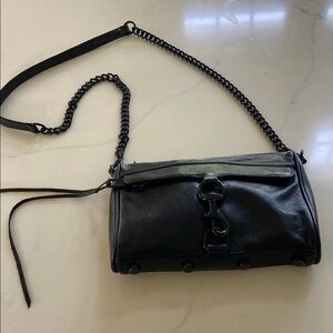 Rebecca Minkoff Black Crossbody Bag with Chain Strap